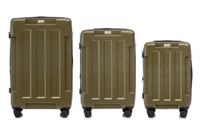 Hawk Expandable 3-Piece Spinner Luggage Set