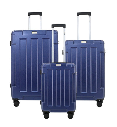 Hawk Expandable 3-Piece Hardside Spinner Luggage Set - 20" 24" 28" with Combination Lock
