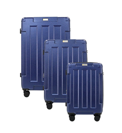 Hawk Expandable 3-Piece Hardside Spinner Luggage Set - 20" 24" 28" with Combination Lock