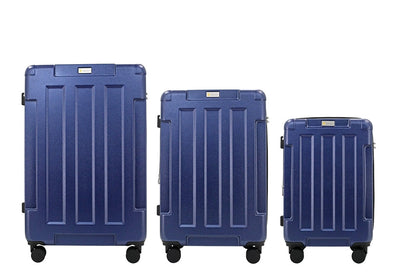 Hawk Expandable 3-Piece Hardside Spinner Luggage Set - 20" 24" 28" with Combination Lock