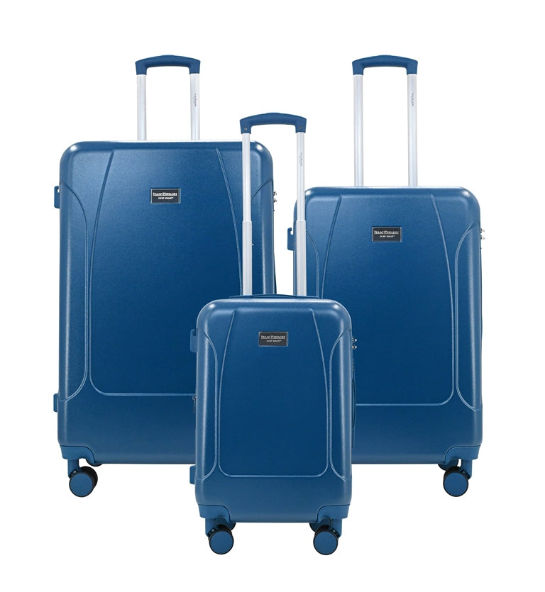 LUNA Expandable 3-Piece Spinner Luggage Set with Lock