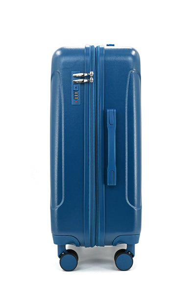 LUNA Expandable 3-Piece Spinner Luggage Set with Lock