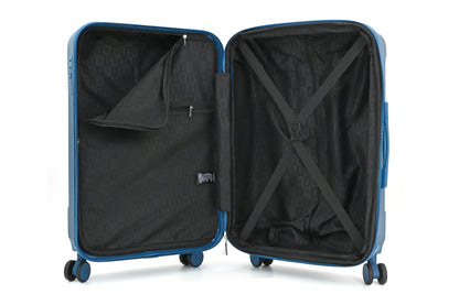 LUNA Expandable 3-Piece Spinner Luggage Set with Lock