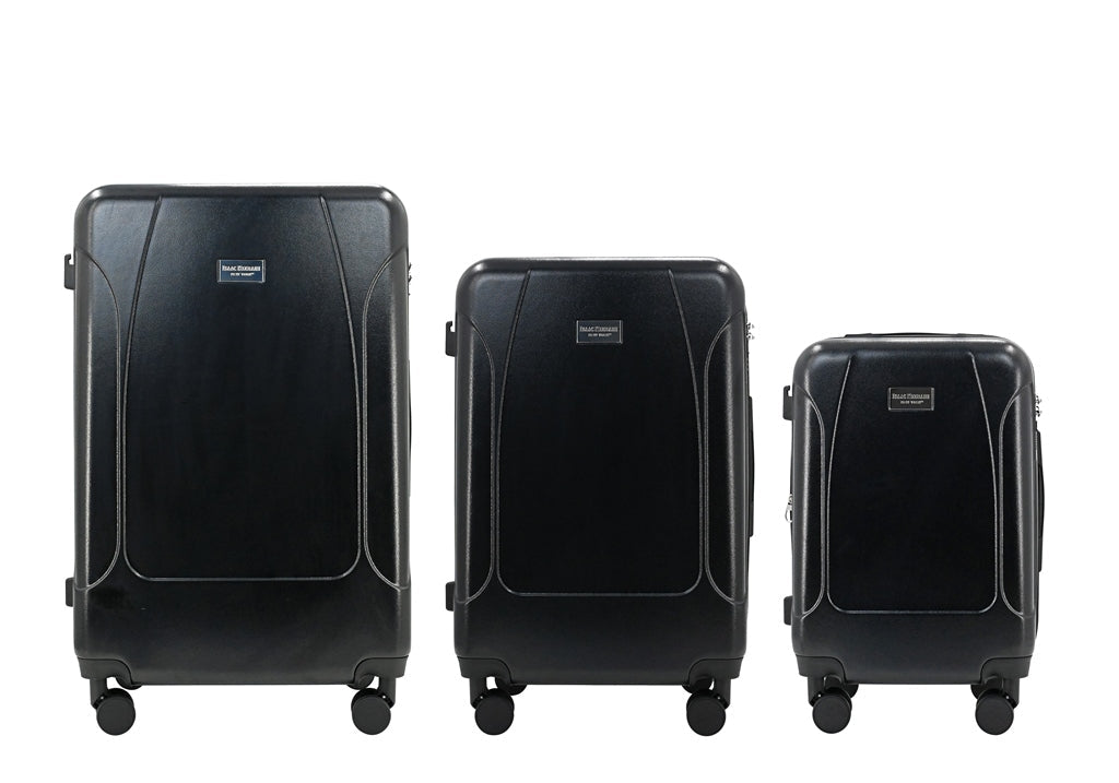 LUNA Expandable 3-Piece Spinner Luggage Set with Lock