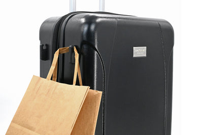 LUNA Expandable 3-Piece Spinner Luggage Set with Lock