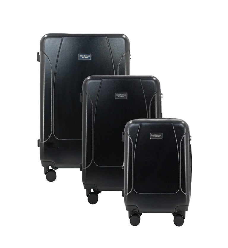 LUNA Expandable 3-Piece Spinner Luggage Set with Lock