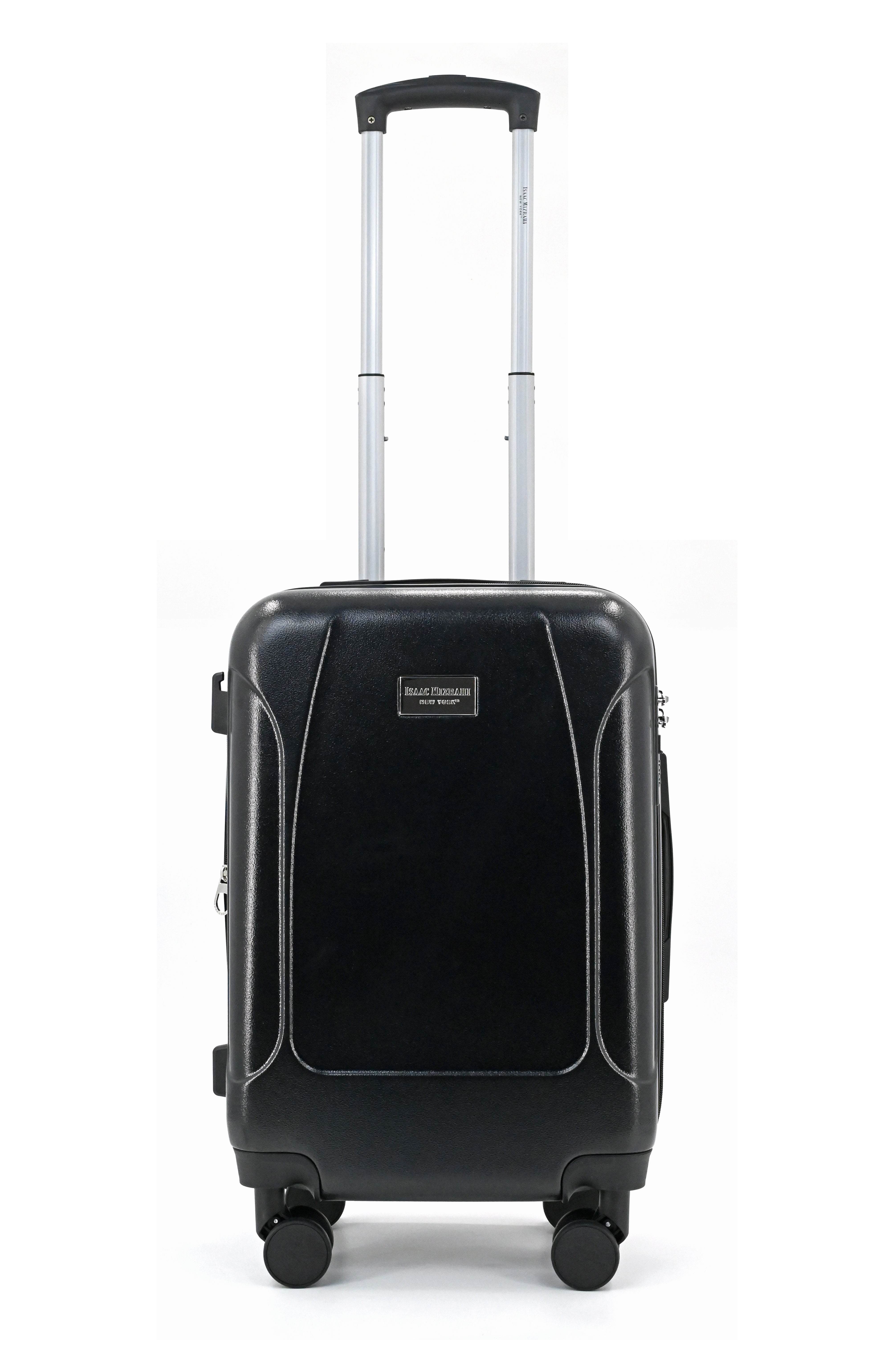 LUNA Expandable 3-Piece Spinner Luggage Set with Lock