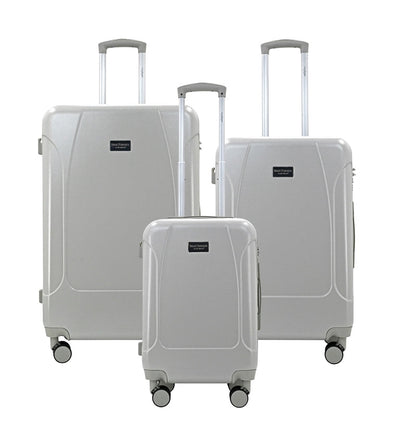 LUNA Expandable 3-Piece Spinner Luggage Set with Lock
