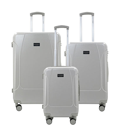 LUNA Expandable 3-Piece Spinner Luggage Set with Lock