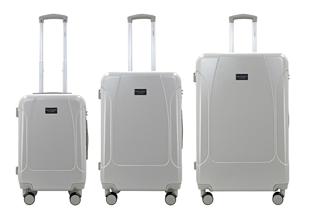 LUNA Expandable 3-Piece Spinner Luggage Set with Lock