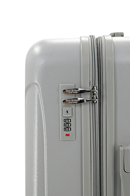 LUNA Expandable 3-Piece Spinner Luggage Set with Lock