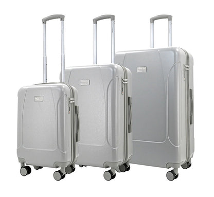 LUNA Expandable 3-Piece Spinner Luggage Set with Lock