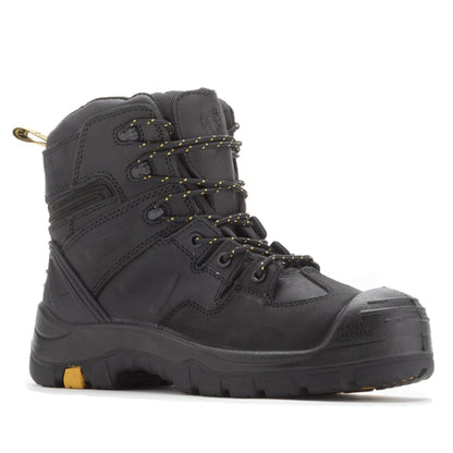 Woodland Black 6 inch Composite Toe Leather Work Boots AK609