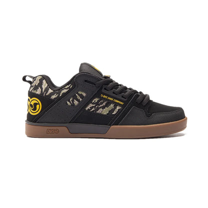 DVS F0000323011 COMANCHE 2.0+ MN'S (Medium) Black/Jungle/Camo Leather Skate Shoes