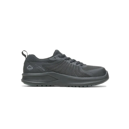 WOLVERINE W211067-M BOLT VENT CT MN'S (Medium) Blackout Leather Work Shoes
