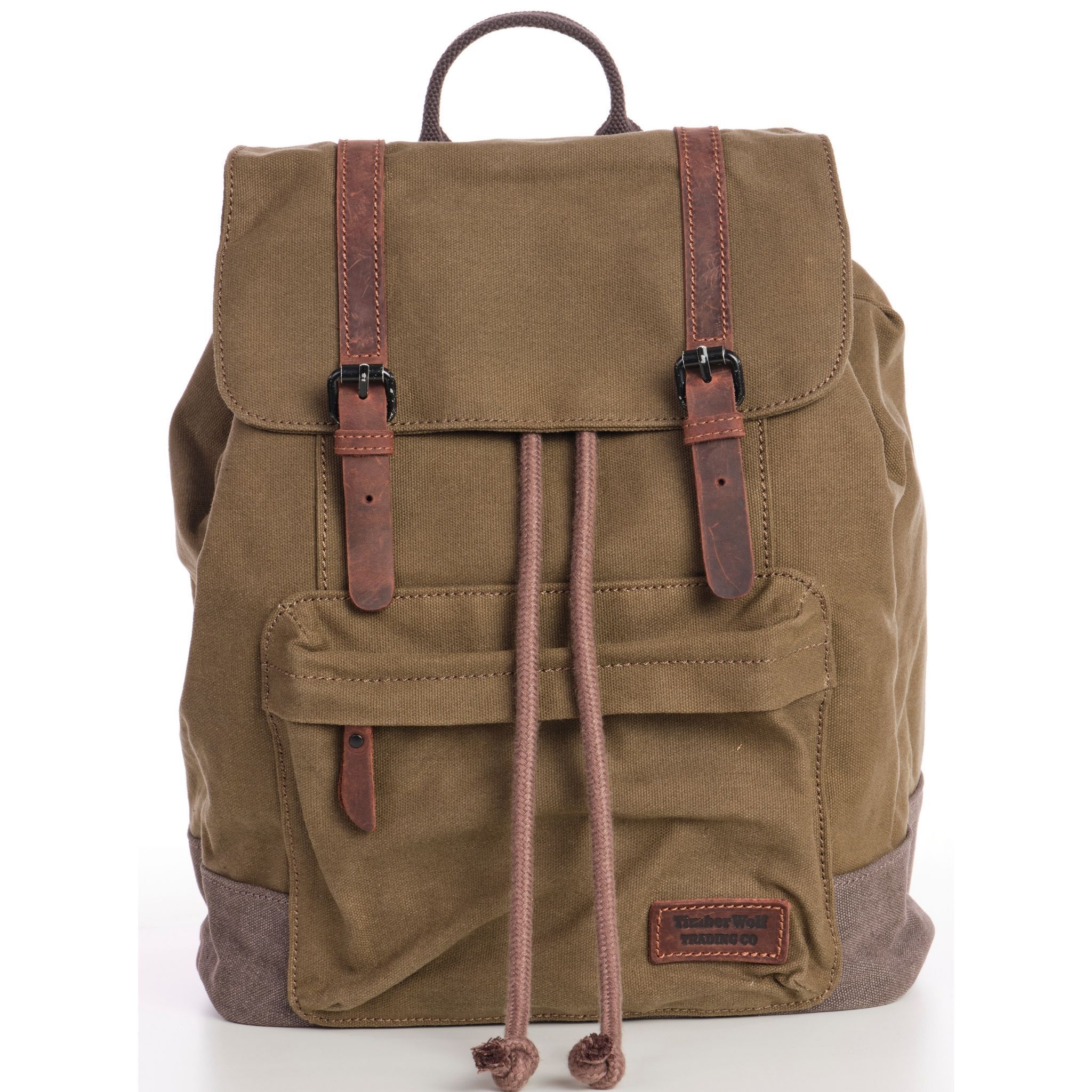 TimberWolf Daypack Vintage Canvas Backpack