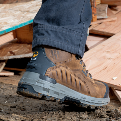 Wildwood 6” Waterproof Composite Toe Brown Boot - Made in USA