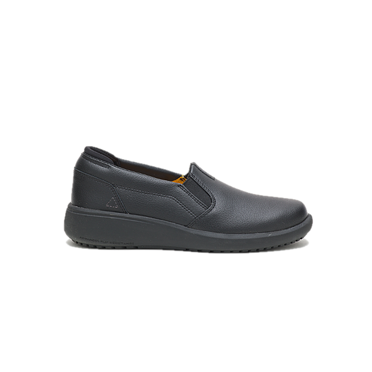 CATERPILLAR P51048-M PRORUSH SR+ SLIP ON WP Women's (Medium) Black Leather Work Shoes