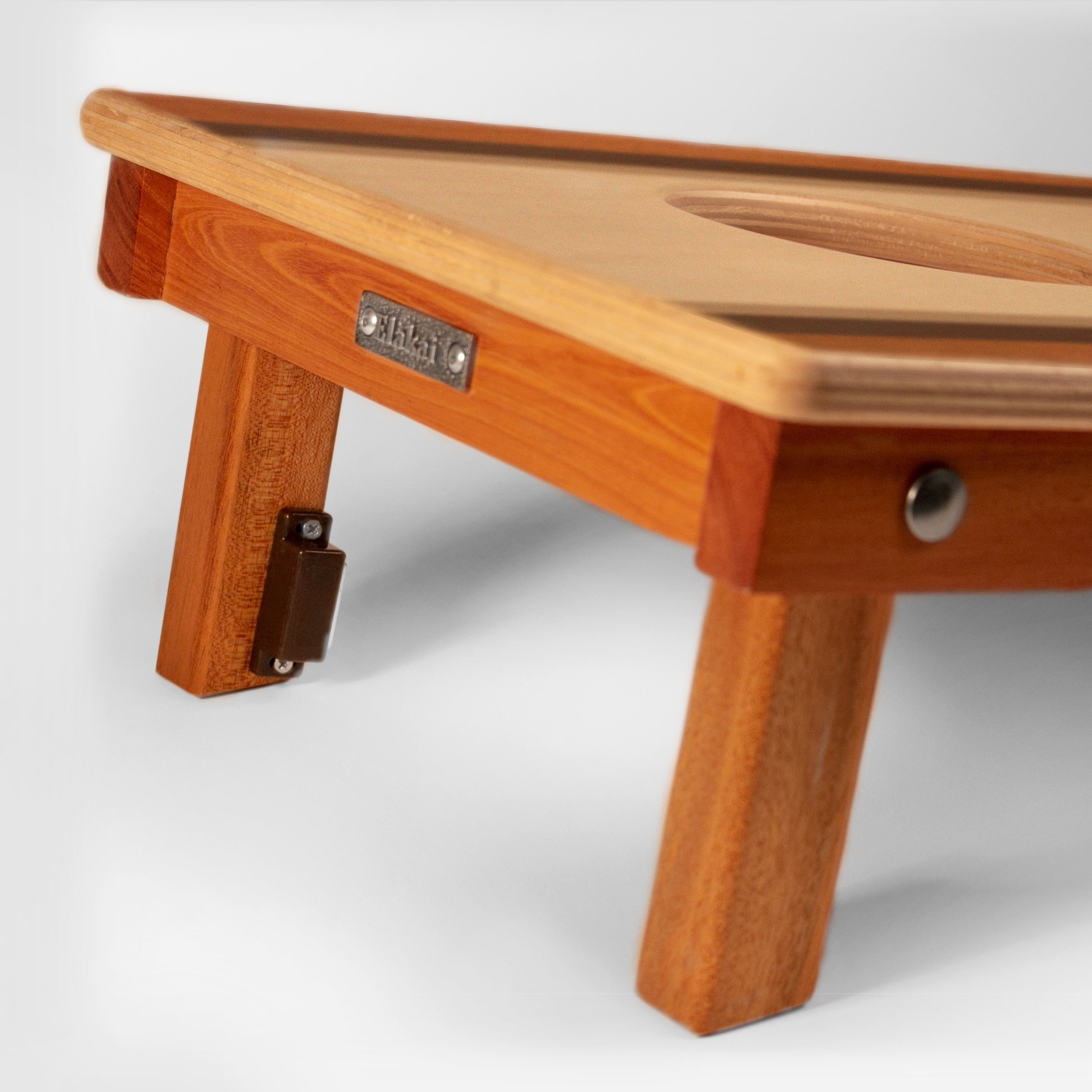 1ft x 2ft Graphic Wood Travel Cornhole Set | Classic Beach Stripes Collection