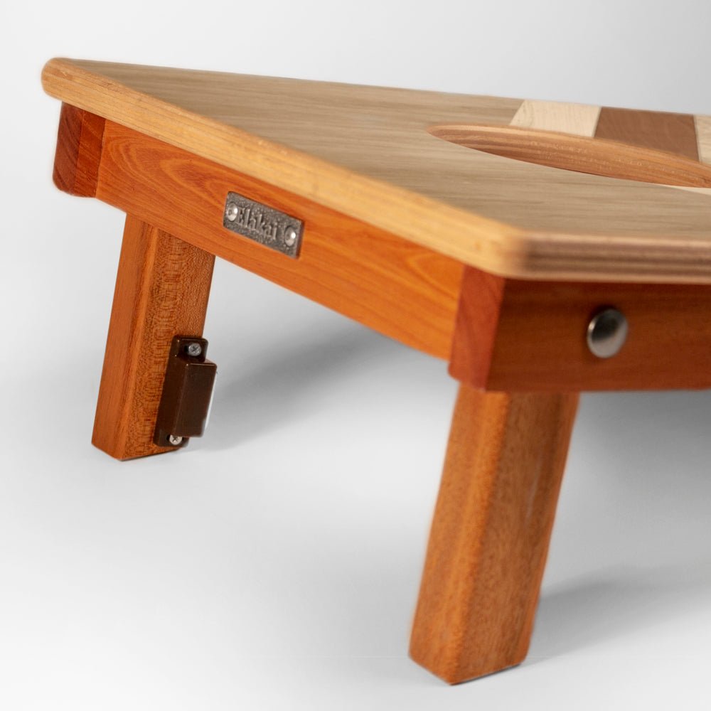 1ft x 2ft Graphic Wood Travel Cornhole Set | Modern Angle Collection