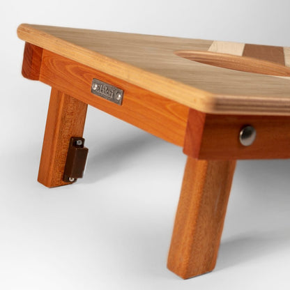 1ft x 2ft Graphic Wood Travel Cornhole Set | Modern Angle Collection