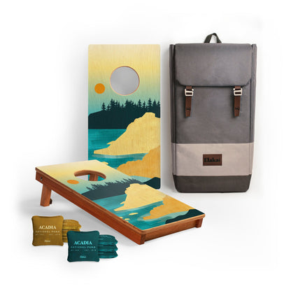 1ft x 2ft Graphic Wood Travel Cornhole Set | National Parks Inspired Collection