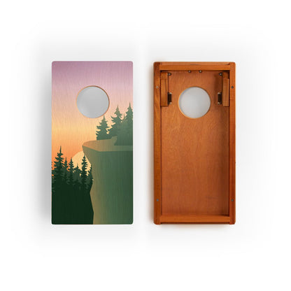 1ft x 2ft Graphic Wood Travel Cornhole Set | National Parks Inspired Collection