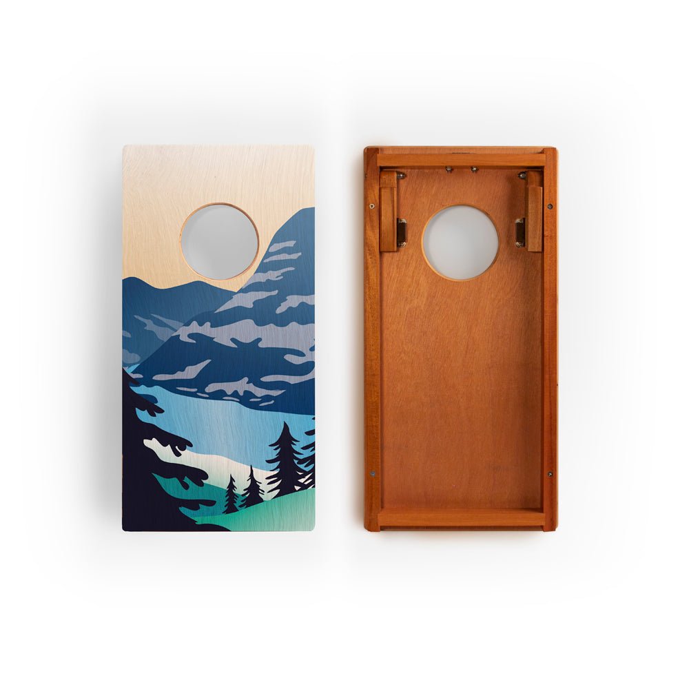 1ft x 2ft Graphic Wood Travel Cornhole Set | National Parks Inspired Collection