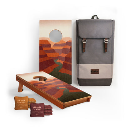 1ft x 2ft Graphic Wood Travel Cornhole Set | National Parks Inspired Collection