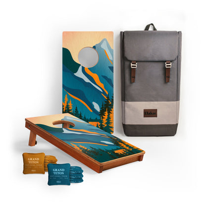 1ft x 2ft Graphic Wood Travel Cornhole Set | National Parks Inspired Collection
