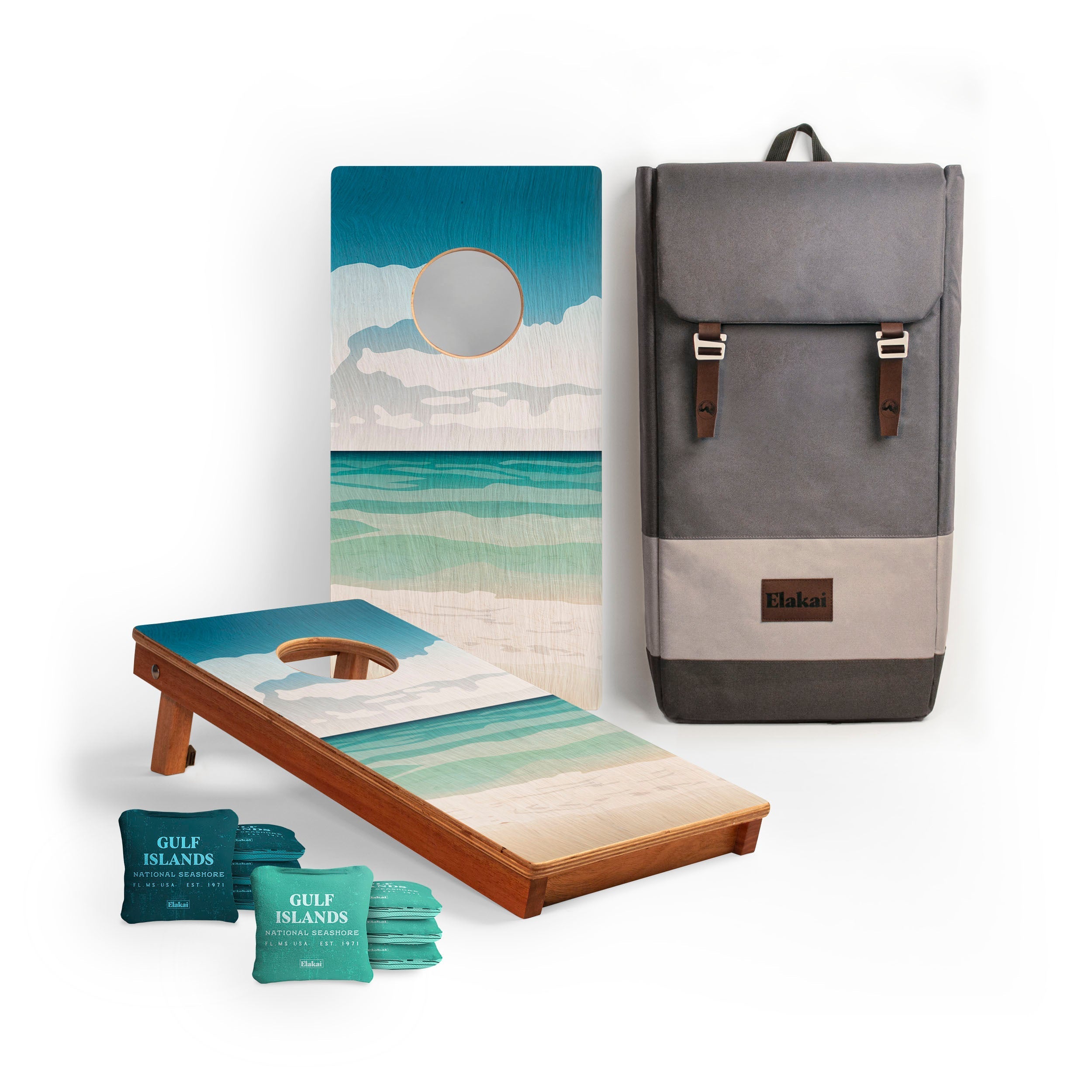 1ft x 2ft Graphic Wood Travel Cornhole Set | National Parks Inspired Collection