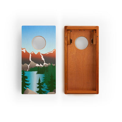 1ft x 2ft Graphic Wood Travel Cornhole Set | National Parks Inspired Collection