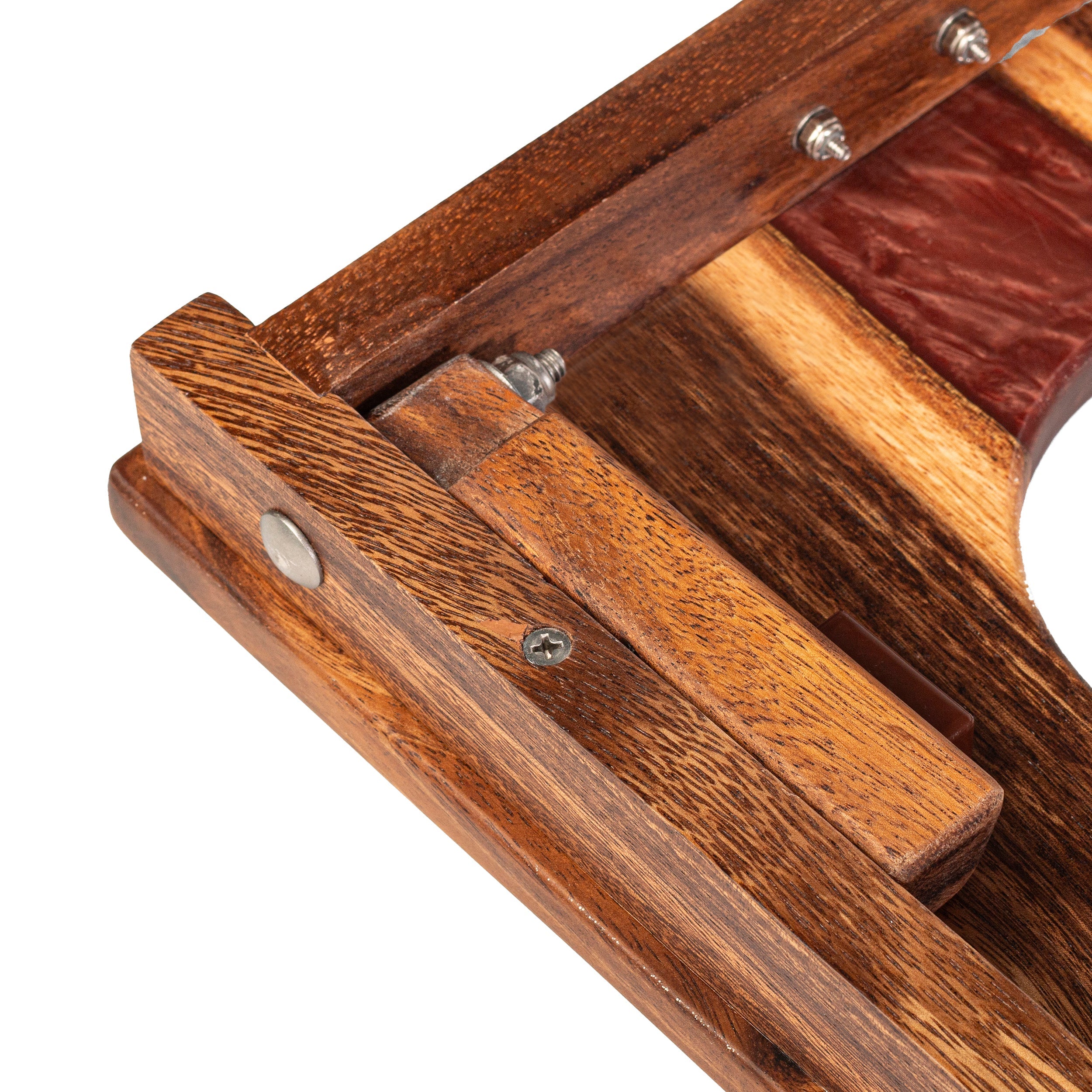 1ft x 2ft Resin & Wood Travel Cornhole Set | Live Edge River Collection