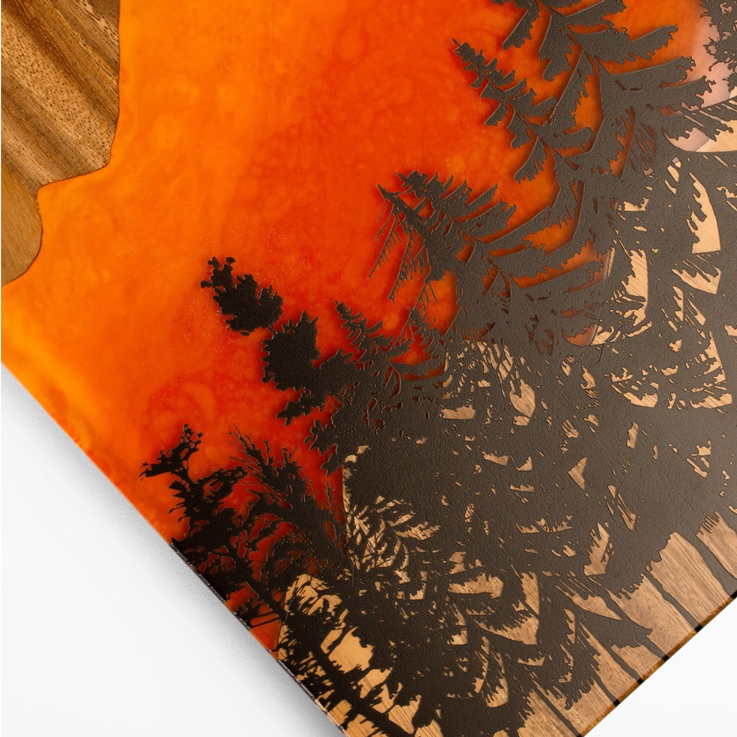 1ft x 2ft Resin & Wood Travel Cornhole Set | Mountain Collection