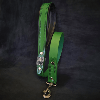 The "Eros" Dog Harness. Green