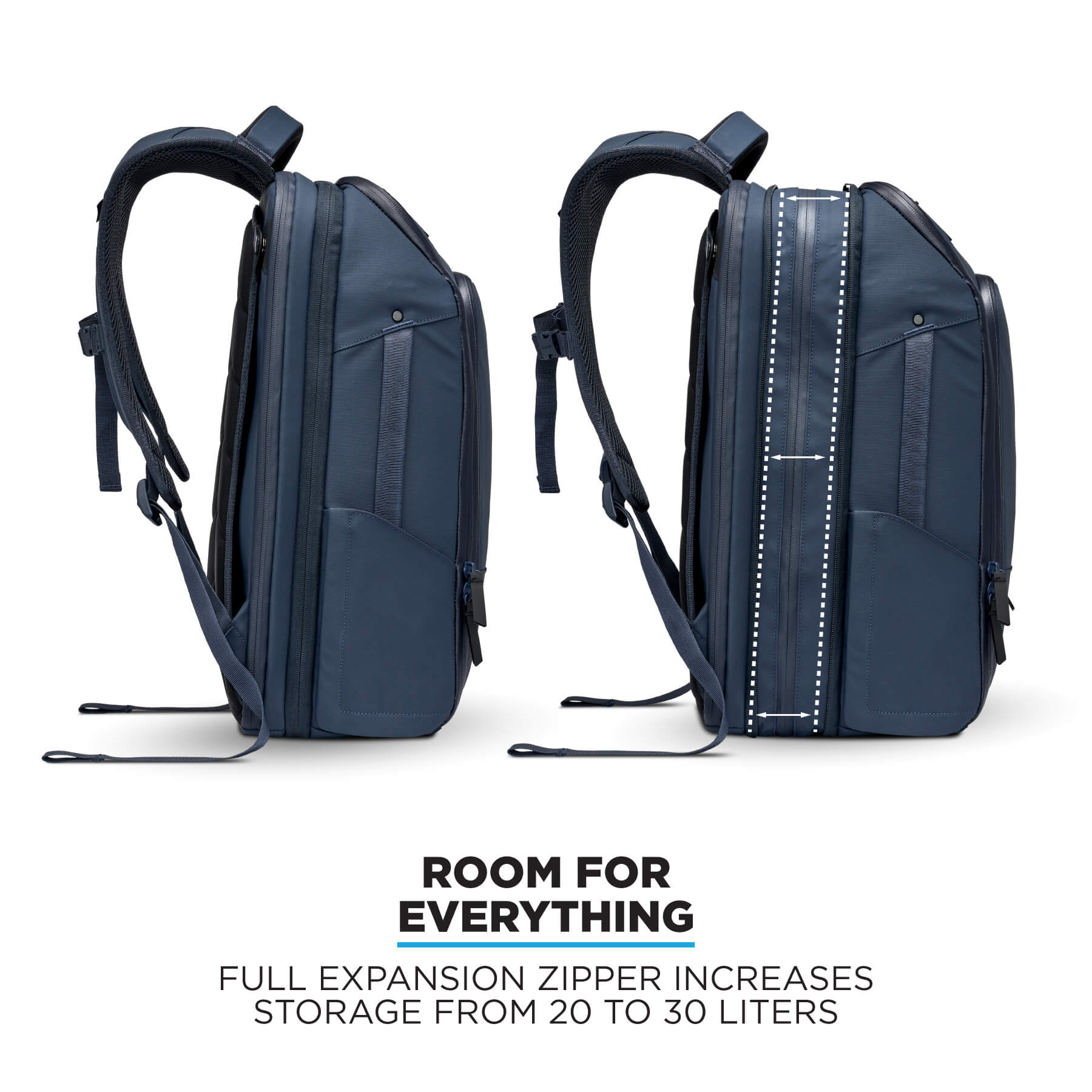 Expandable Travel Pack 14L or 20L Backpack