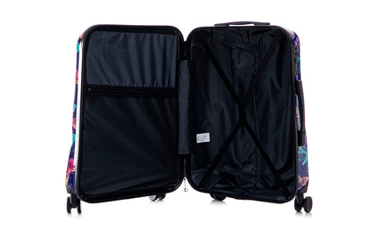 Butterfly 3 Piece Luggage Set with TSA Lock