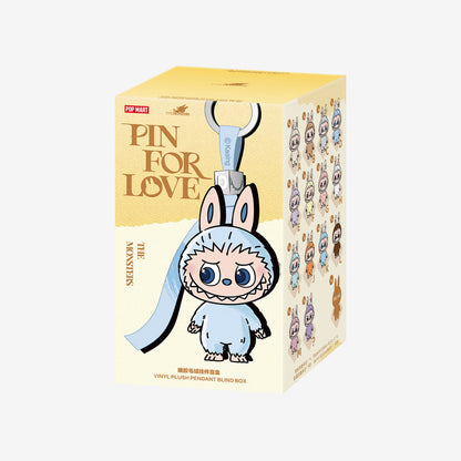 Labubu Pin for Love Series Blind Box (A-M) Yellow