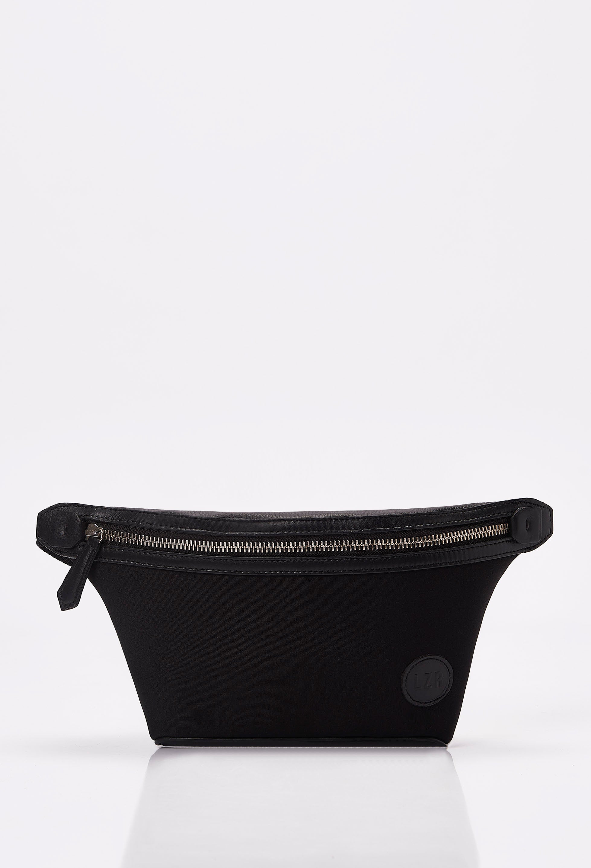 Black Everyday Neoprene & Leather Belt Bag