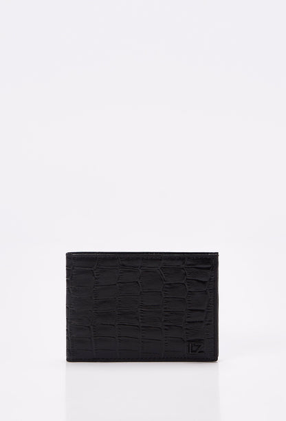 Croco Leather Slim Wallet