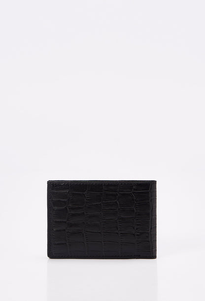 Croco Leather Slim Wallet