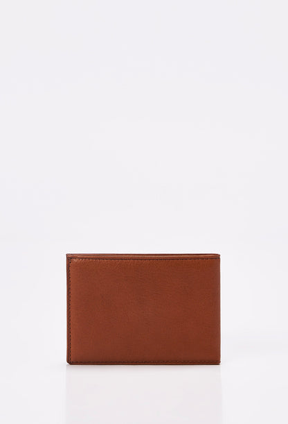 Tan Leather 8 Card Bifold Wallet