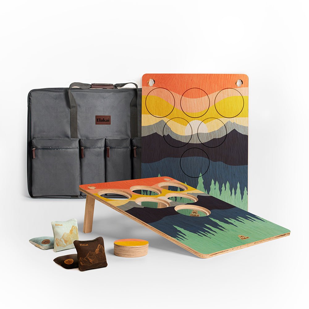 22-in × 31-in Wood Travel Cornhole Boards Set | Cornhole Pong Collection