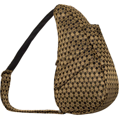 Extra Small Healthy Back Bag Tote Prints and Patterns (Mosaic Gold)