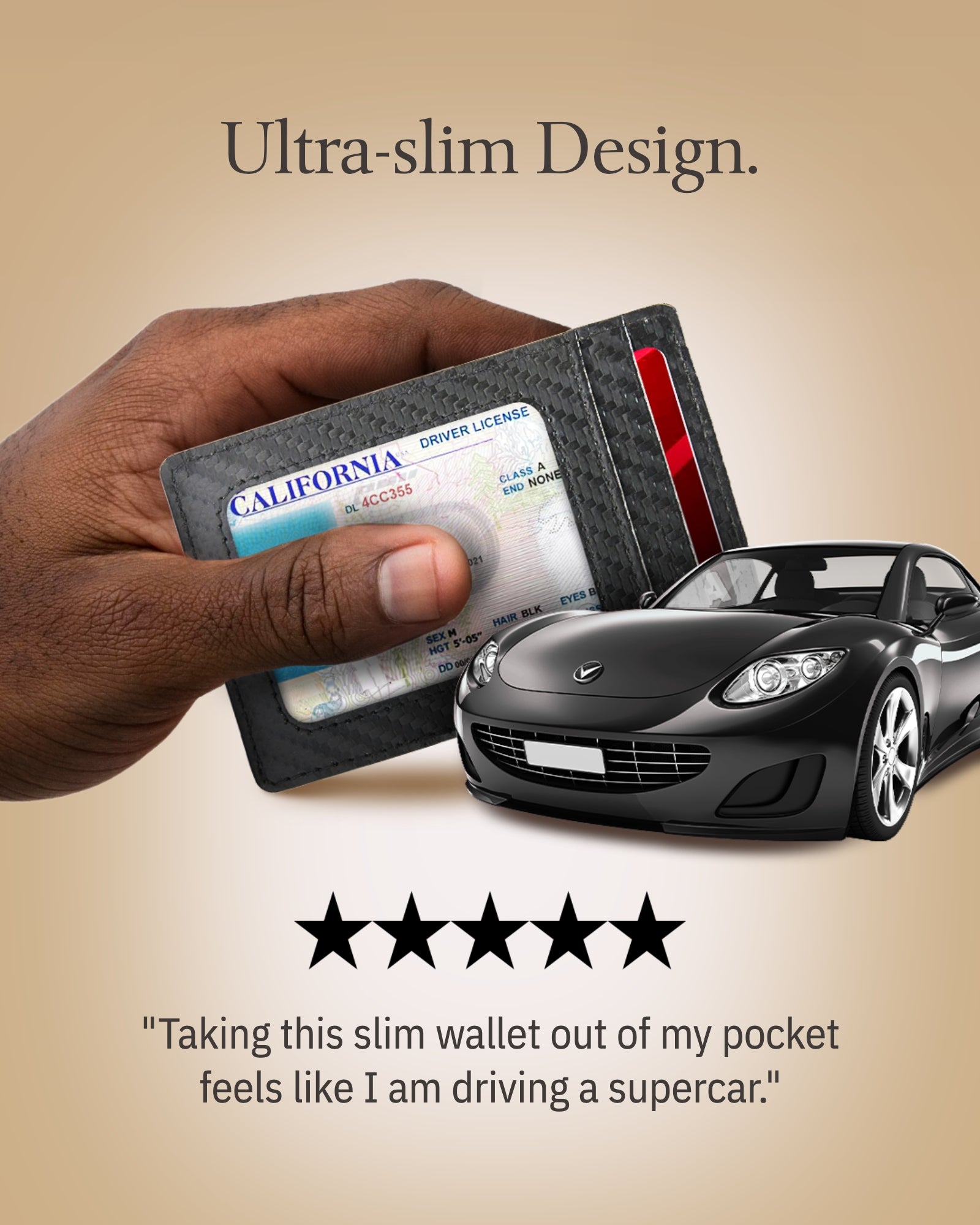 Slim RFID Leather Cardholder