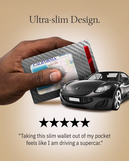 Slim RFID Leather Cardholder