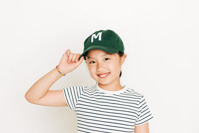 Hunter Green Letter Baseball Hat