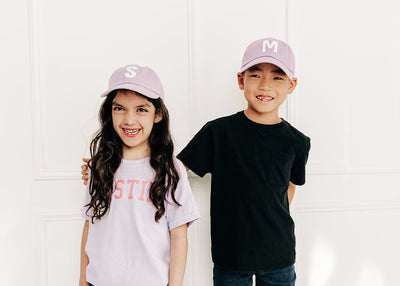 Lilac Letter Baseball Hat