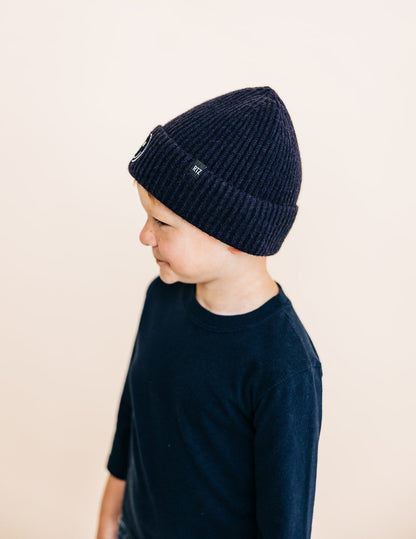 Cozy Smiley Face Knit Beanie