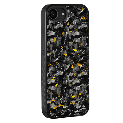 iPhone 15 Pro Max Real Gold Flake Forged Carbon Fiber Phone Case | CLASSIC Series